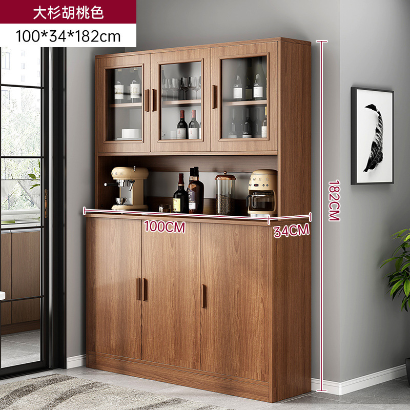 Fábrica de venta directa gabinete de comedor sala de estar contra la pared suelo moderno gabinete de vinos estante de vinos doméstico simple almacenamiento multicapa gabinete de exhibición