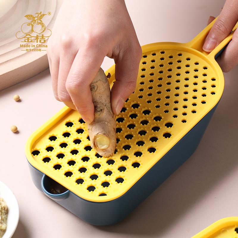 Kumquat manual baby grinder bowl baby food supplement tool fruit puree ginger garlic grater cooking machine