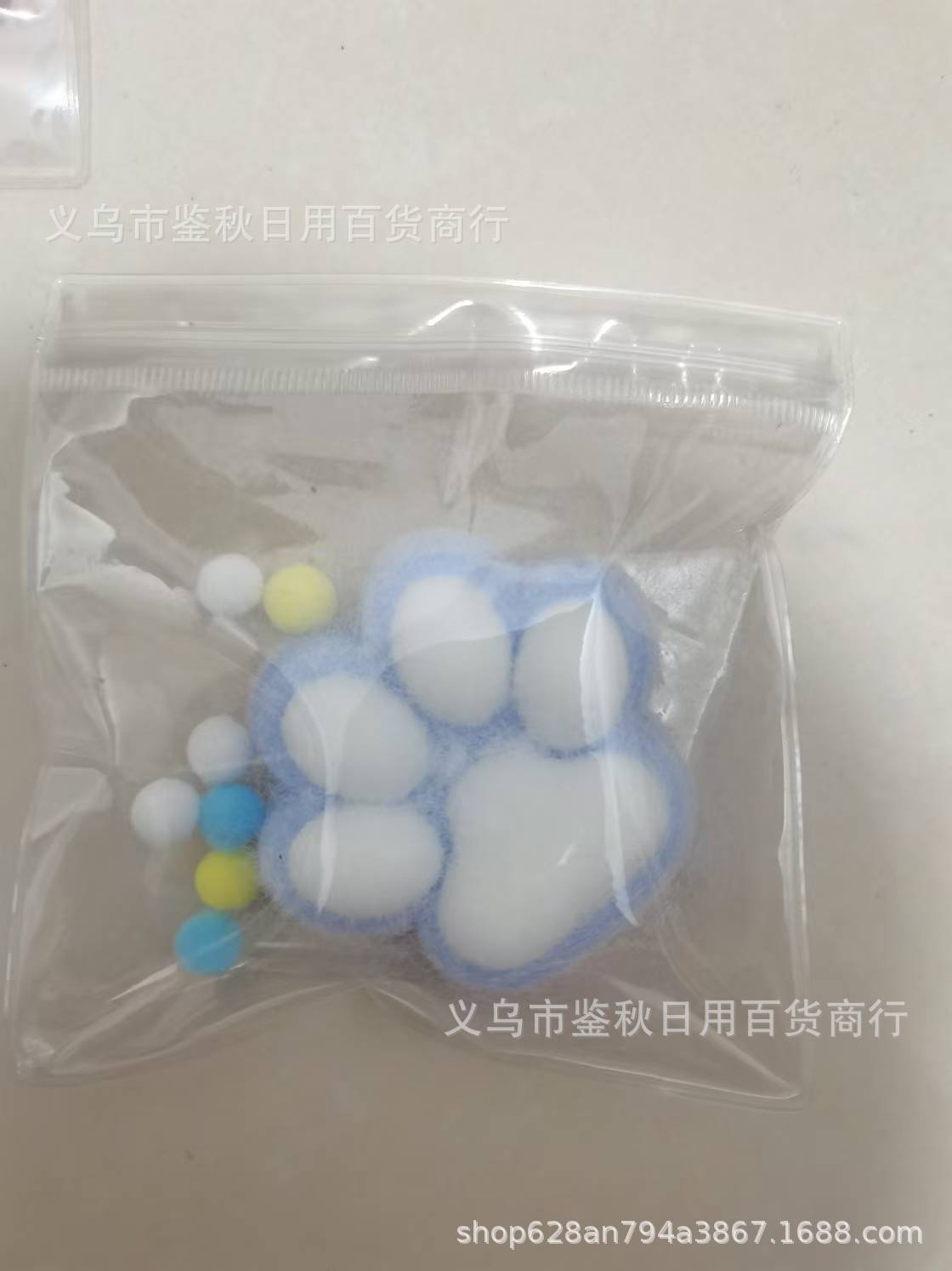 7cm 파란색과 흰색