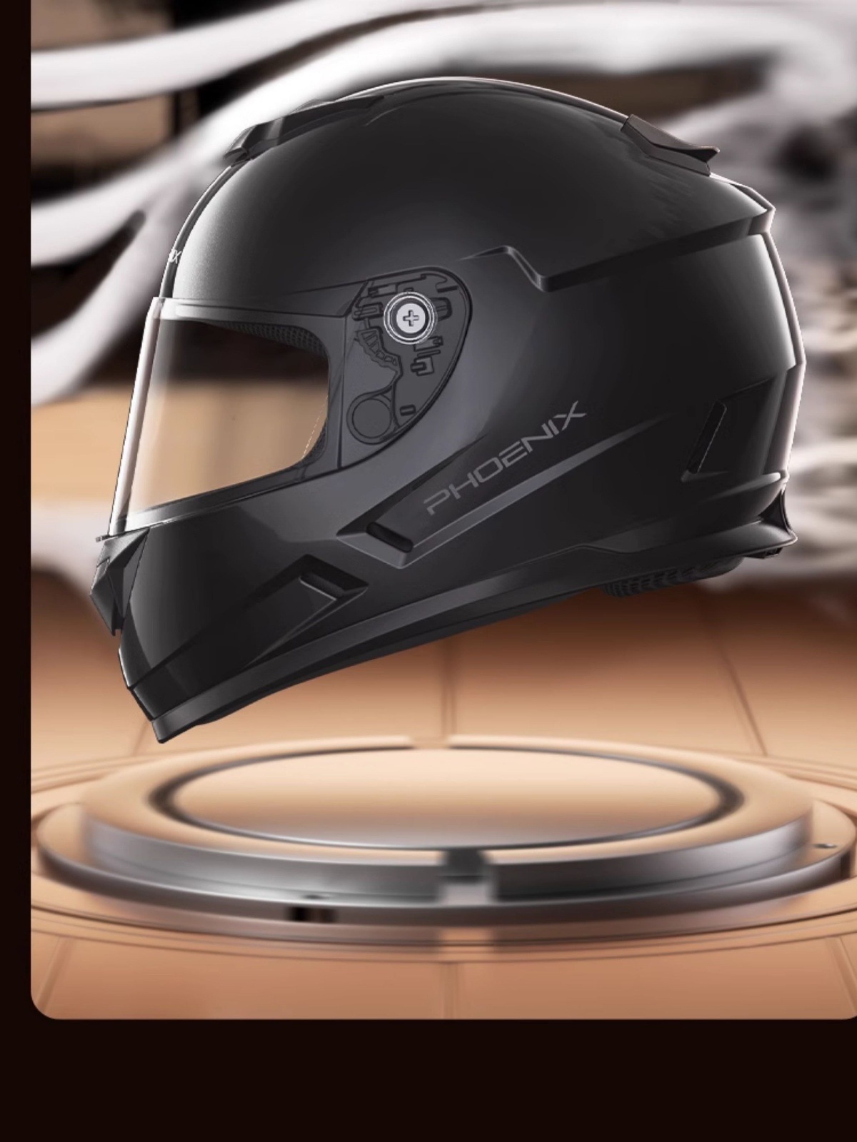 Phoenix 3C Certified Electric Vehicle Motorcycle Helmet Men's and Women's All-Season Safety Helmet Motorcycle Large Size Full Head