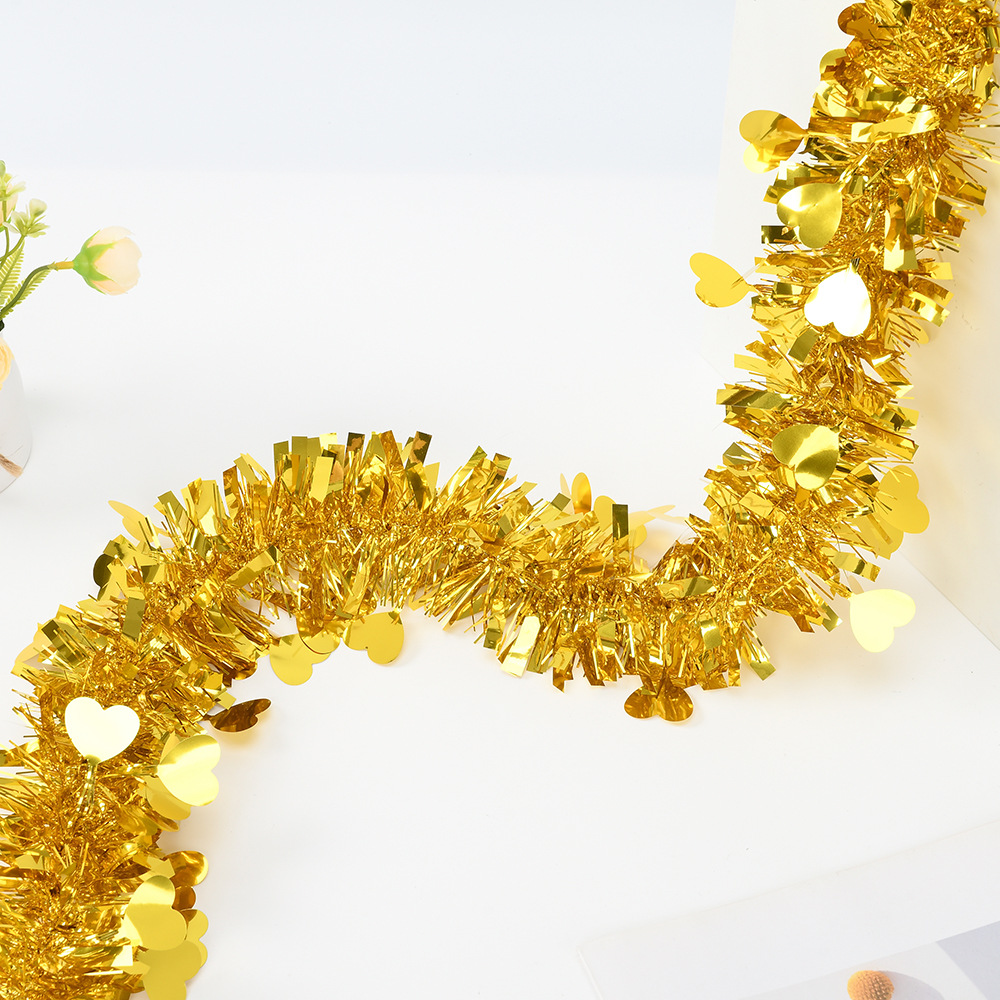 Transfronterizo Amazon Christmas Love Colgantes Decoración Telas de colores Festival Día del niño Telas engrosadas encriptadas