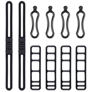 Bicycle headlight taillight accessories silicone strap driving recorder fixed rope rubber band headlight rubber strip wire buckle