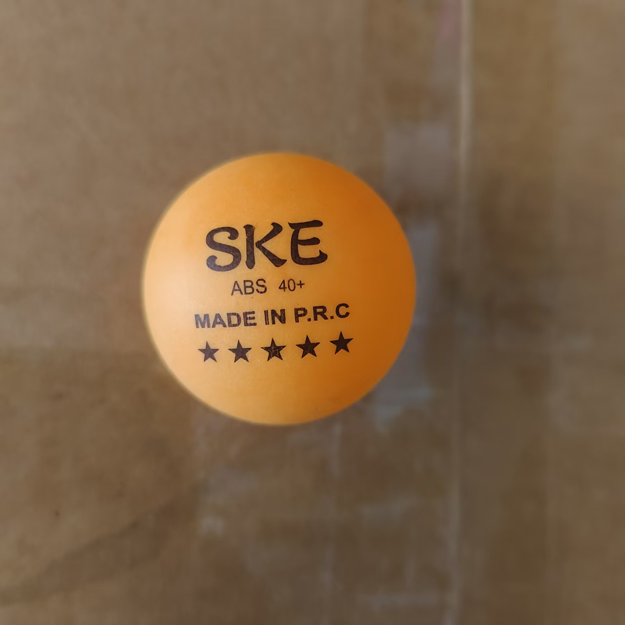 해외 수출용 인기 탁구공 [1개] - 노란색