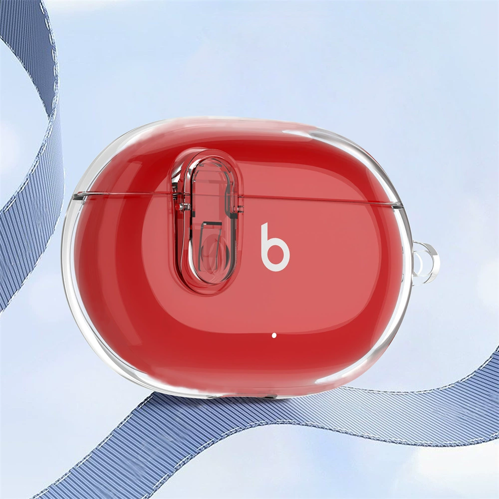 Подходит для Magic Sound Beats Studio Buds/Buds+ — прозрачный защитный чехол против падений для Bluetooth-наушников, простой дизайн