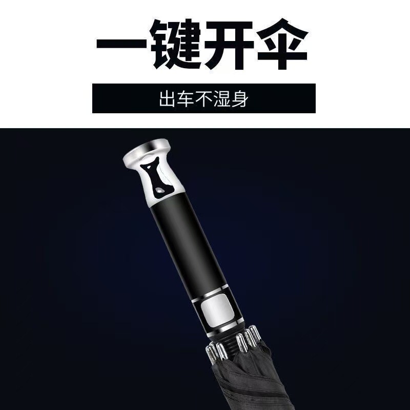 傘の長い柄を長くして、超厚い二人の日焼け止めは風の晴れた雨に抵抗します。|undefined