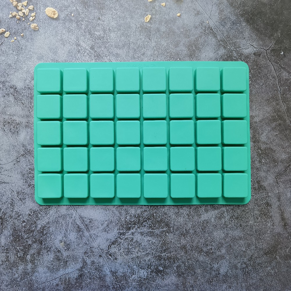 Silicone 40 con hielo cuadrado 228 chocolate horneado pasteles galletas molde de pastel postres herramientas de cocina