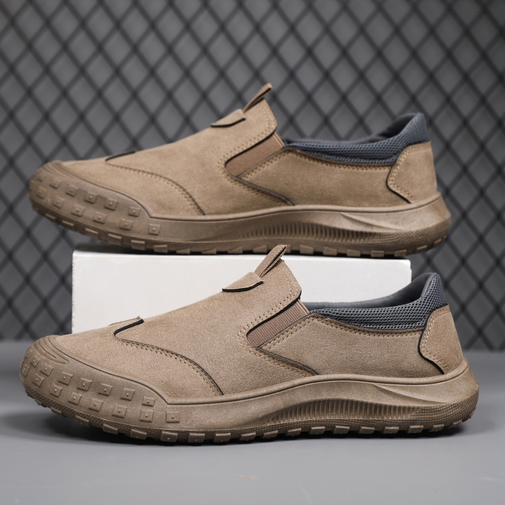 Nuevos zapatos casuales de hombre de moda callejera zapatos deportivos al aire libre zapatos de correr cómodos de cuero simple zapatos de hombre al por mayor