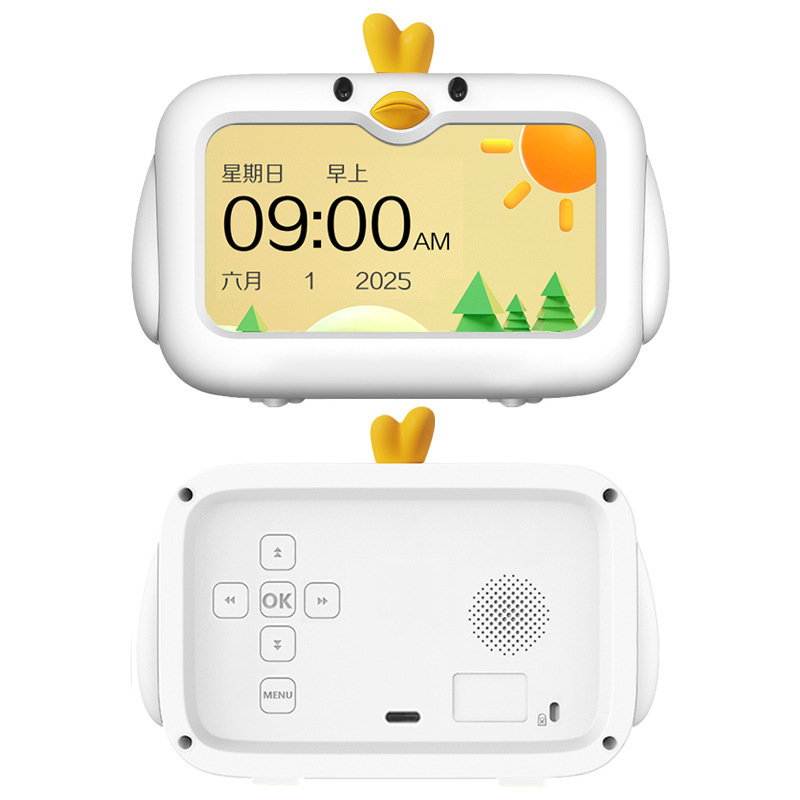 新しい子供の睡眠トレーニング目覚まし時計スヌーズホワイトノイズデュアル目覚まし時計デジタル時計睡眠トレーナー|undefined