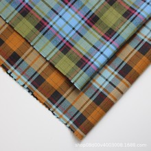 2024春新款色织格子布料 TR弹力格纹面料布匹批发斜纹梭织提花布