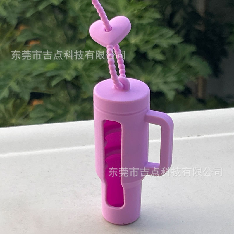 跨境口红硅胶套保护套食品级创意造型硅胶唇膏套防摔便携保护壳|undefined