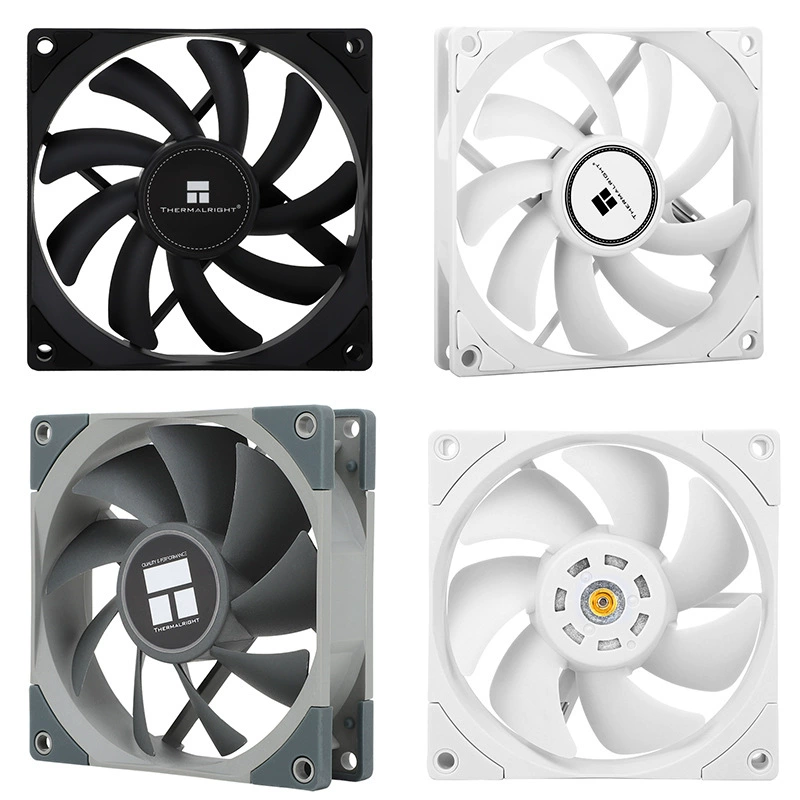 Вентилятор корпуса 9 см Thermalright, подшипник S-FDB, PWM, контроль температуры, большой объем воздуха, амортизирующие ножки, бесшумный