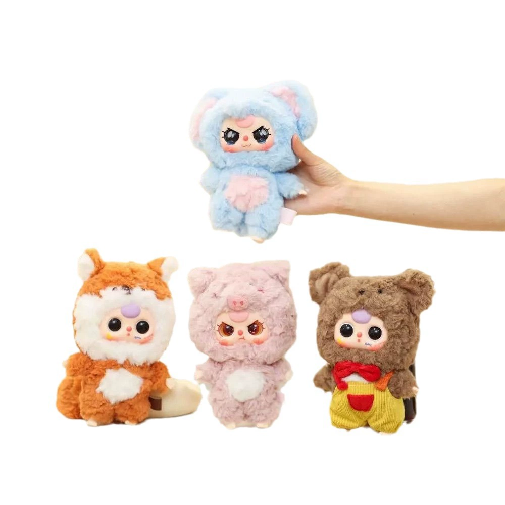 Настоящая игрушка-плюшевый слепой ящик для младенца трехлетнего возраста, игрушка-талисман в виде в3 прилив, украшение Тайская бутик-ручка