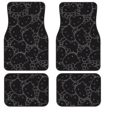 Crawling Mat – Avtomobil döşəmə paspasları - alien-hello-kitty-4-imitation-cashmere-4060cm-single-pack