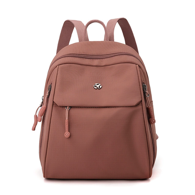 Backpack, nylon water‑repellent, capacious leisure daypack, multiple colors