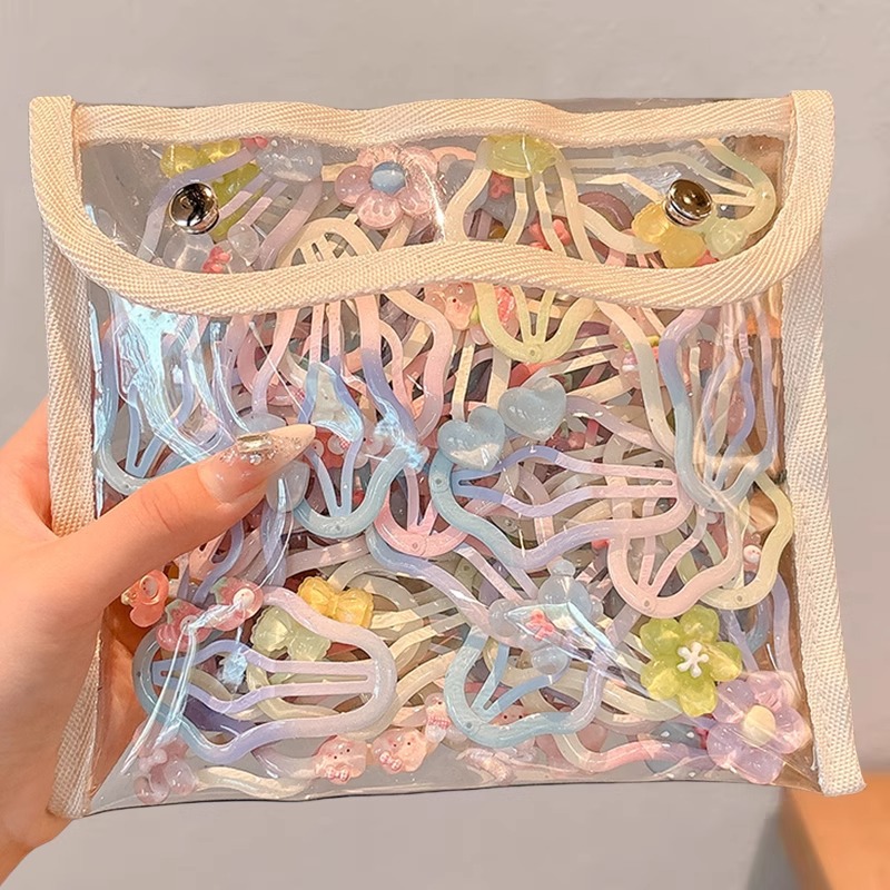 Niños Liuhe nube clip de cabello niñas lindas laterales rotas un clip de cabello de una palabra BB niñas detrás de la cabeza clip de cabello tocado