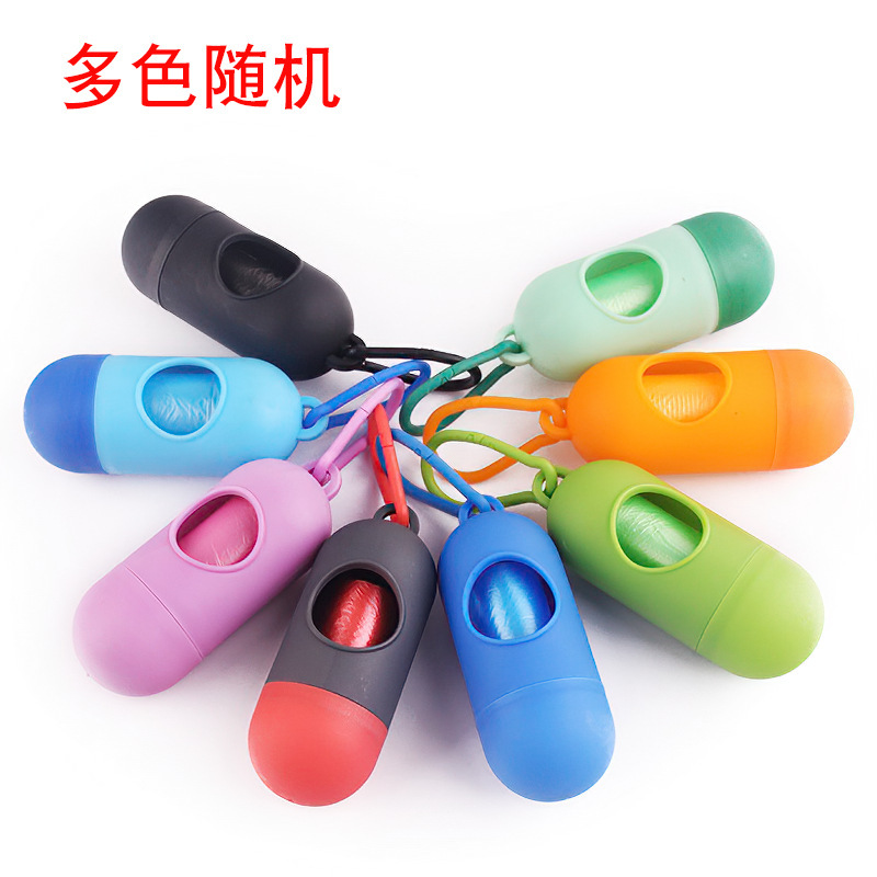 Suministros de limpieza para mascotas caja de basura perro inodoro dispensador de pastillas inodoro portátil perro bolsa de basura