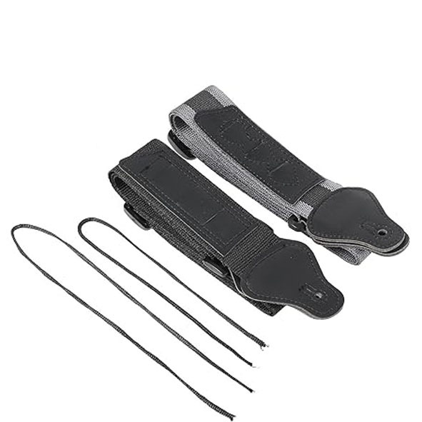 Correa de hombro de guitarra popular correa de recogida de almacenamiento correa de guitarra eléctrica correa de nylon tejida