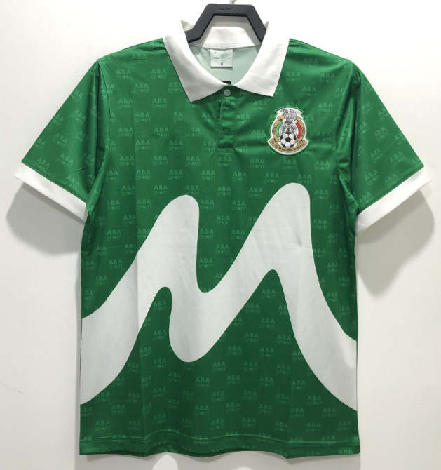 Camiseta de fútbol retro clásica versión nostálgica Brasil España México Alemania Serie transfronteriza Camiseta de una pieza