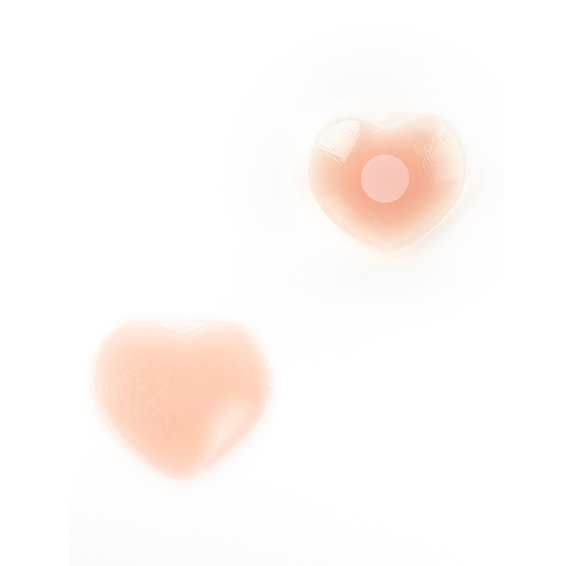 Paste de pecho de dama transfronteriza silicona invisible anti-protuberancia pezón pegatina de vestido de boda colga especial anti-luz redonda pechos belleza