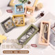 in stock jewelry storage box PE film suspension box transparent display necklace earrings color packaging jewelry gift box