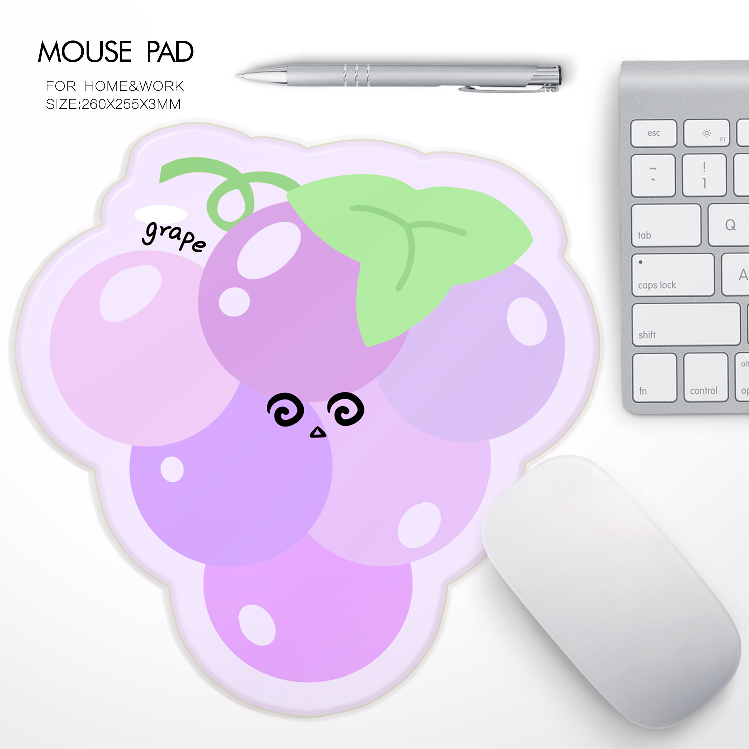 Tappetino per mouse Alien Fruit Office Cartoon INS Style Dopamine Colorway_voghion.com