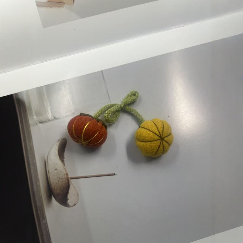 新款手工编织南瓜饰品配件diy手工潮服手机壳饰品挂件钥匙扣配件|undefined