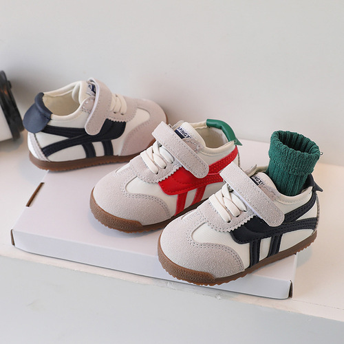 Korean version of children's shoes, children's sports shoes,  spring and autumn new boys' Forrest shoes, girls' moral training shoes, fashionable baby shoes