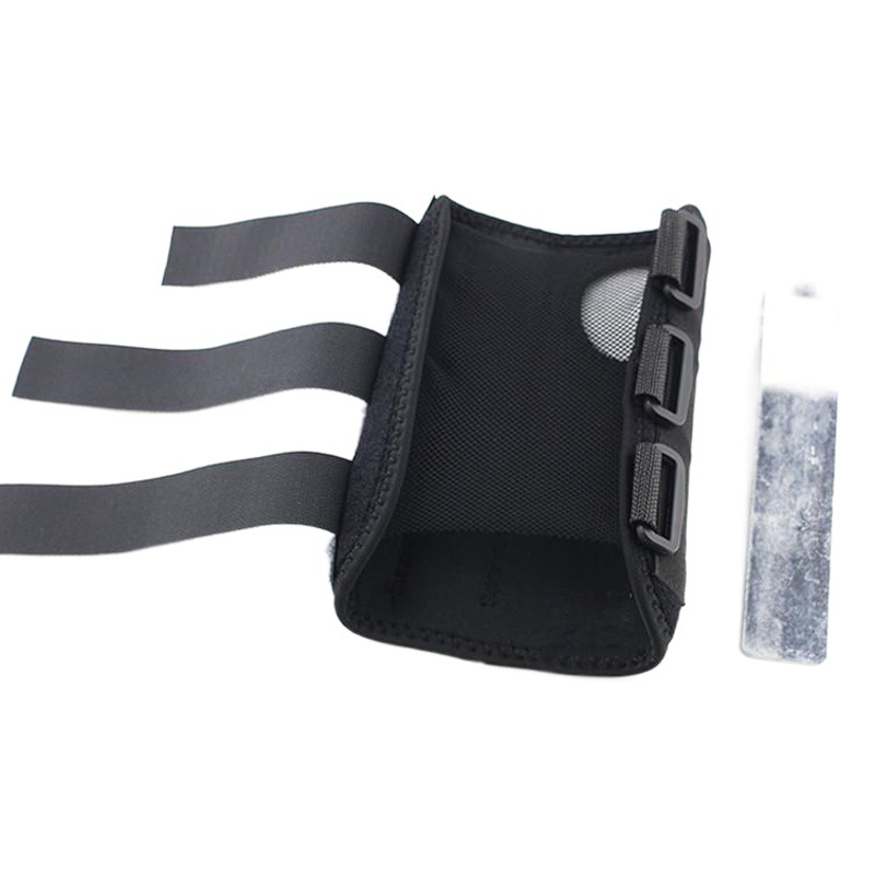 Pulsera deportiva soporte de placa de acero protección de muñeca fija fractura esguince deportes equipo protector placa de acero pulsera al por mayor