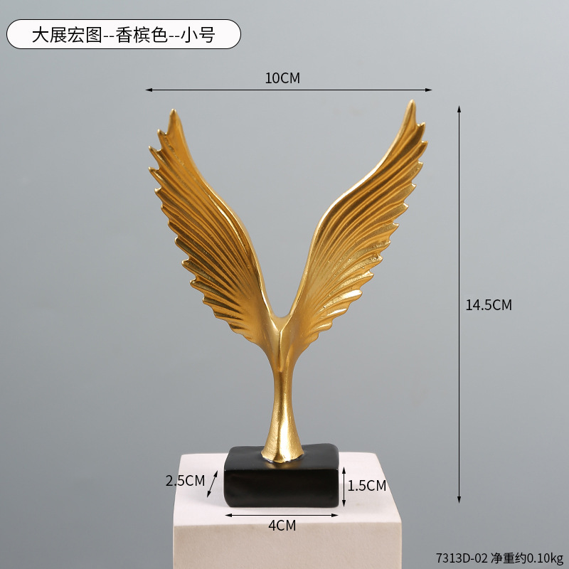  Light Luxury Mini Show Grand Figure Ornaments Home Wine Cabinet Showcase Photography Decorations Resin Crafts