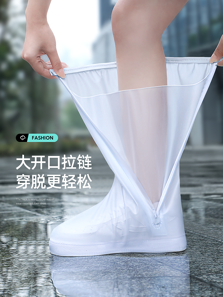 ✅ Women's Rain Shoe Covers Waterproof, Non-Slip, Thickeneded and Wear-Resistant Rain Boots, Rainproof Shoe Covers for Kidsren on Rainy Days, Mountaineering Feet