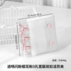 Transparent Glitter Sakura Pink A8 Double Buckle Binder