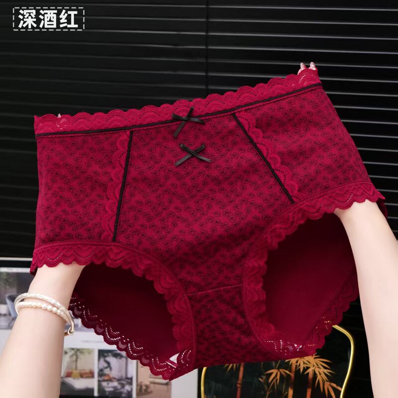 韩系ins风 · 大码胖mm棉质碎花内裤韩系少女舒适透气女士三角裤|undefined