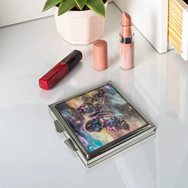 收纳盒;化妆镜;金属工艺品