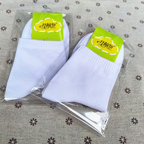 Children's pure cotton knee socks, solid color cotton socks for autumn and winter, children's gray bottom socks, all-cotton socks, factory wholesale