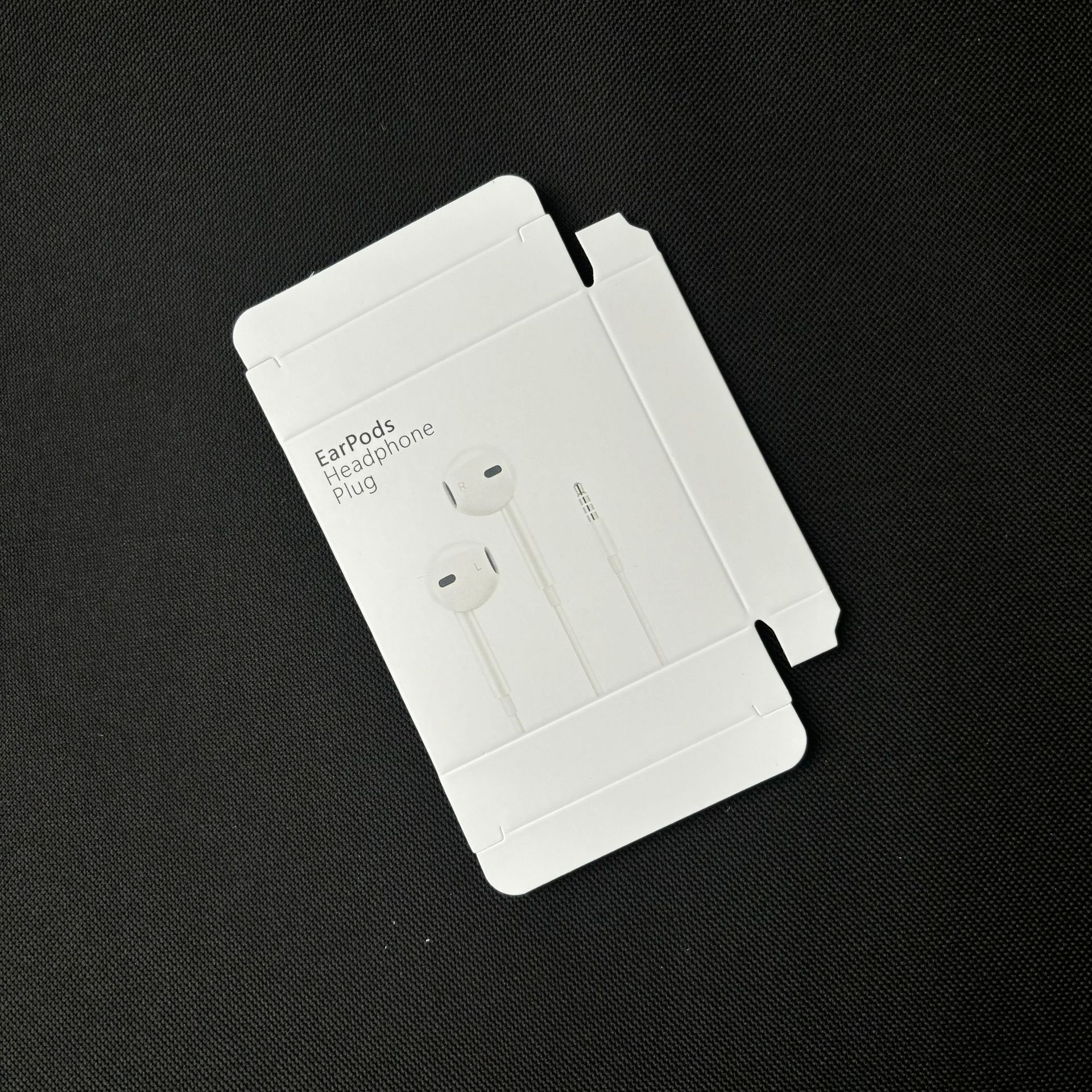 Caja de embalaje de auriculares Caja de auriculares con cable en la oreja Caja exterior de auriculares de Apple Caja de papel de auriculares para teléfono móvil al por mayor image 9