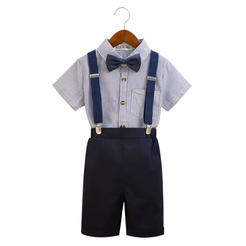 Children's summer dress, overall, trousers for boys, piano performance costume, Korean style