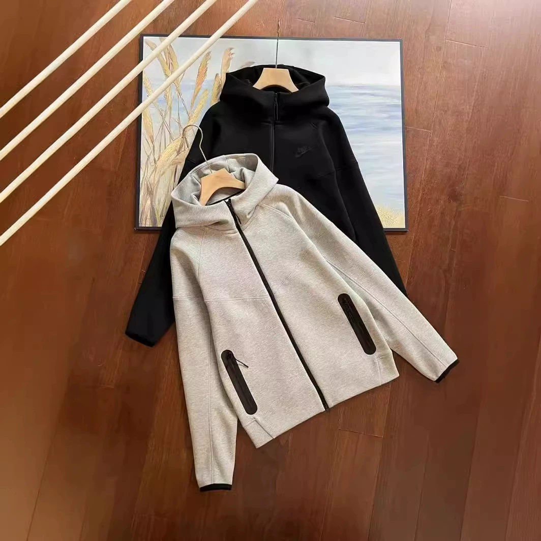 2024 весенне-осенняя новая повседневная спортивная двухцветная куртка-кардиган на молнии с капюшоном 922 куртка