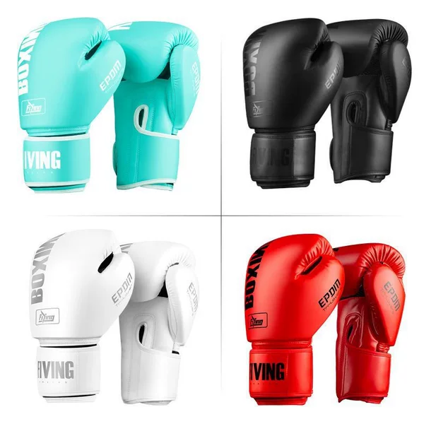 Boxing gloves, martial arts gloves, combat gloves, for men and women, for home training, for adults and children
