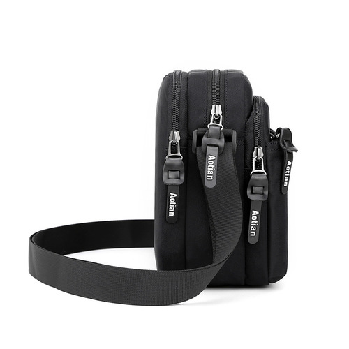 New Men's Small Bag Mini Shoulder Crossbody Casual Outdoor Trendy Bag Couple's Small Crossbody Bag Vertical Model 98904#