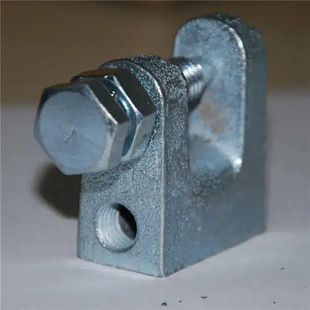 Cast Iron Pull Rod Ceiling Tiger Clamp C-Shaped I-Beam Fixing Clip Beam Clamp Tiger Mouth Clamp H-Beam Hook M8 Galvanized