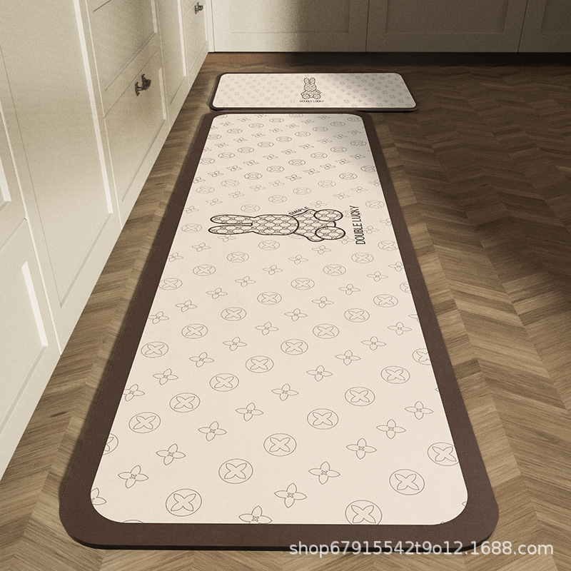 미끄럼 방지 얼룩-이중 토끼