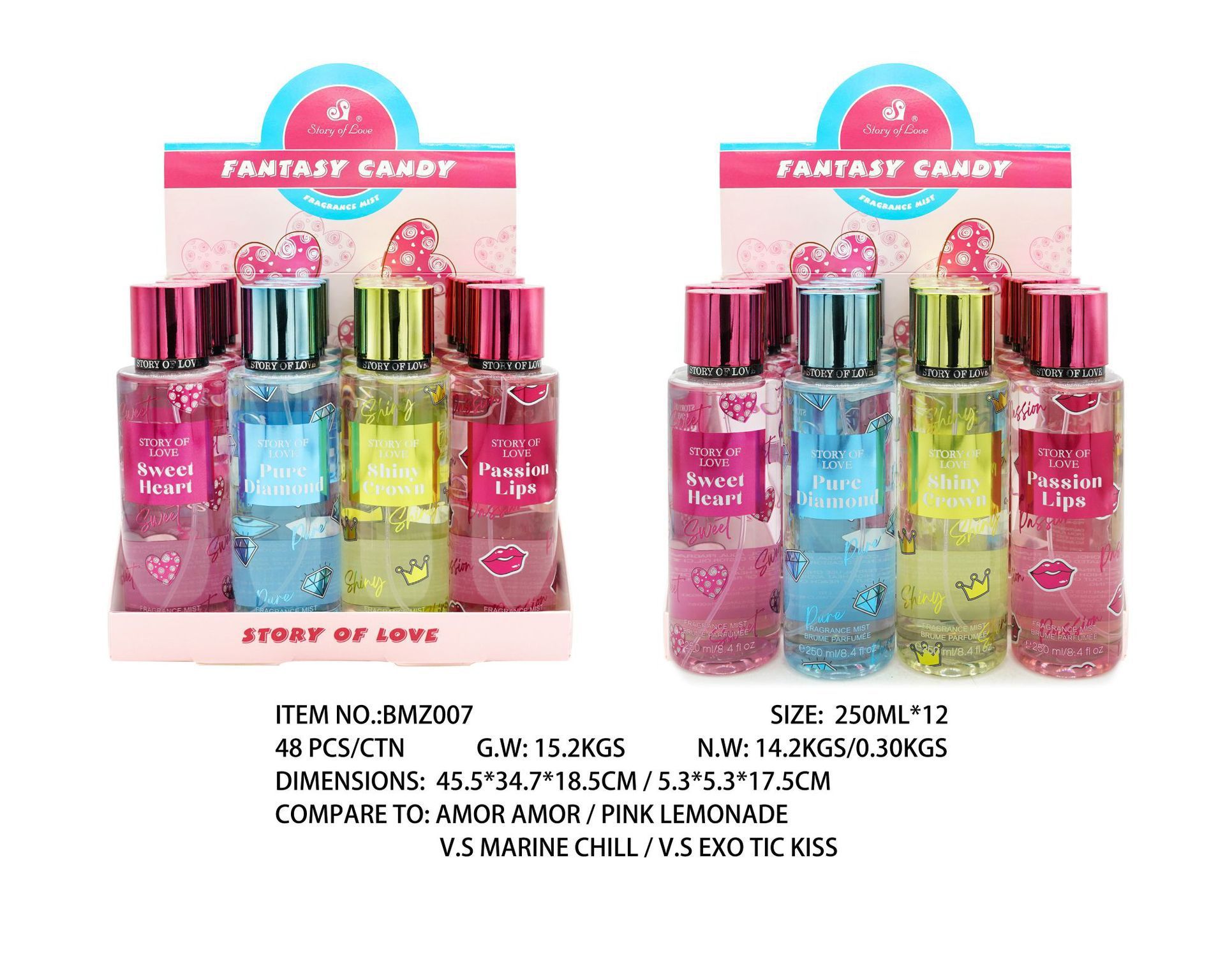 Perfume para mujeres 250ml spray corporal comercio exterior sudeste asiático sudamericano fragrancia para hombres estand paquete de muestra especial image 13