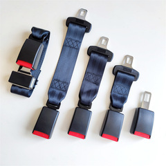 Car safety belt extender for obese pregnant women and children, adjustable anti-choking extension strap