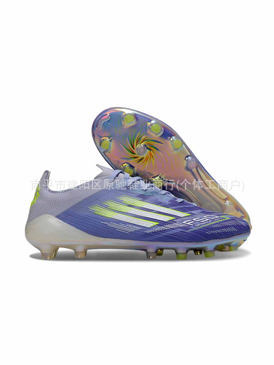 Fábrica de Putian al por mayor F50 zapatos de fútbol FG zapatos con lengua baja zapatos de fútbol hombres