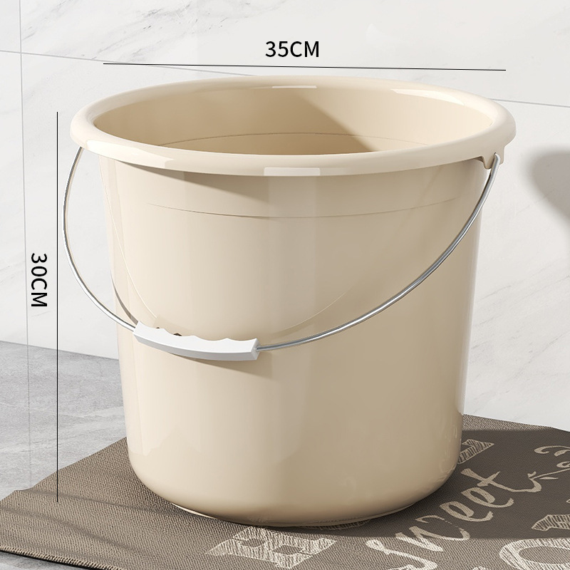 Cubo de lavandería dormitorio de estudiantes domésticos cubo de baño grande con cubierta al por mayor cubo de plástico cubo de espesamiento cubo de almacenamiento al por mayor