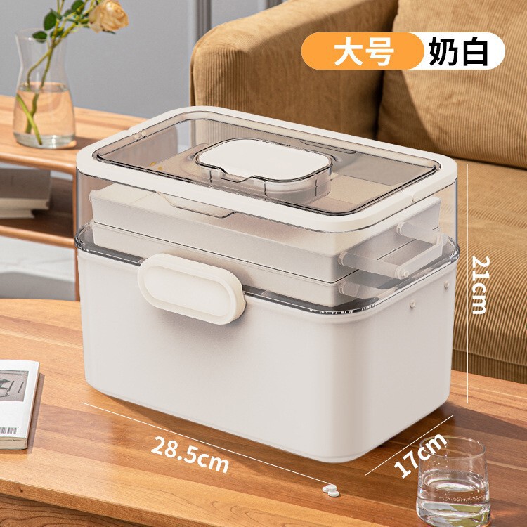 薬箱家庭用特大サイズの医薬箱家庭用大容量児童薬物多層医療収納箱卸売り|undefined