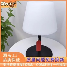 亚马逊爆款led拉绳遥控调节氛围台灯批发床头灯卧室滚塑遥控调光