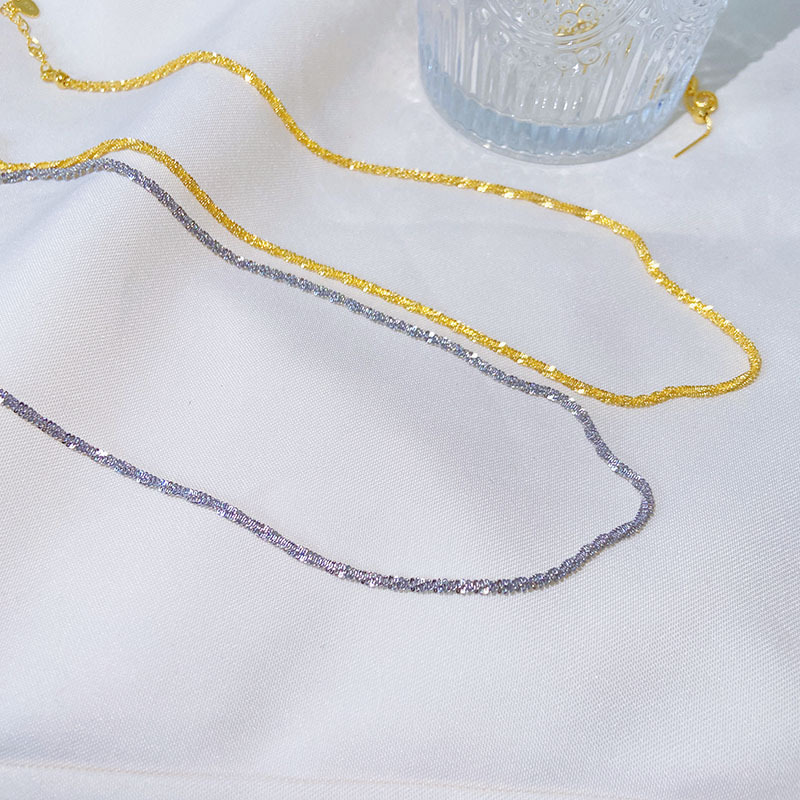 Casual Simple Style Solid Color Titanium Steel Plating Necklace_colorza_5