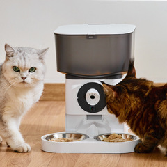 小獣科技猫自動給餌器定時定量知能投食器ペット猫食糧鉢飲水一体