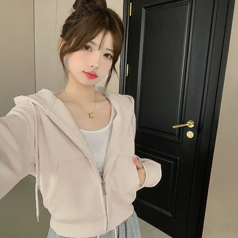 짧은 스타일 - 따뜻한 쌀 살구 [봄, 가을 얇은 스타일]